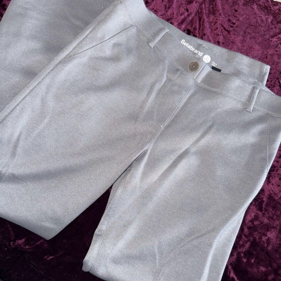 Betabrand Pants - Betabrand Light Gray Dress Trousers